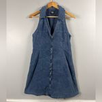 BDG URBAN OUTFITTERS Monda Zip Front Corduroy Dress size L western Photo 2