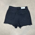 RE/DONE  Women's Black High Rise Jean Shorts Distressed Casual Denim Size 27 Photo 3