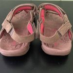 Merrell  Kangaroo Ankle Strap Toe Loop Leather Performance Sandals Brown Size 6 Photo 4