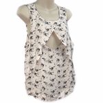 Free People  ivory wave sleeveless tank M Photo 7