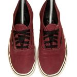 Vans Authentic Lo Pro Maroon Monochrome Canvas Low Top Lace Up Sneakers M8.5/W10 Photo 0