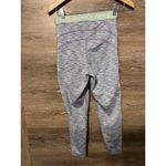 Nike  Pro Women Leggings Sz M Cropped Training Blue Gym Running Workout Photo 4