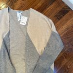FATE. south moon under cardigan NWT small grey and cream Photo 5