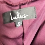 Lulus Awaken My Love Burgundy Long Sleeve Lace Maxi Dress Burgundy M Red Size M Photo 6