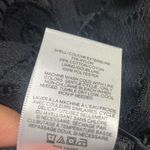 EXPRESS 506. crochet black knee length high neck dress sz 4 Photo 8