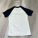 Brandy Melville Tshirt bella basement studio baseball womens White (one size) Photo 3