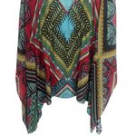 Boston Proper  Multicolor Geometric Print Sheer Resort Vacation Swim Cover up M Photo 3