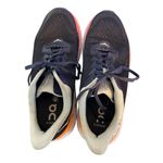 Hoka Clifton 7 Wide Running Shoes On Cloud Insoles Blue Orange Size 9D Wide Photo 4