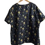 VGK Vegas Golden Knights Chance Medical Scrub Top Black Gold Size XL Photo 5