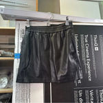 Babaton  Faux Leather Mini Skirt XS Photo 1