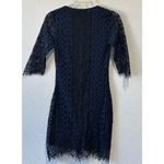 For Love & Lemons Lyla Mini Dress Black & Blue Lace Women’s Size XS Photo 8