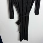 Chico's Chico’s Travelers Black Faux Wrap Dress Polka Dot Size Large Chico’s Size 2 Photo 7