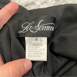 La Femme 28079 Black Cut Out Back Gown 4 Photo 5