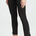 Rag and Bone  Simone Black Lace‎ Up Ankle Crop Stretch Pants Size 10 Photo 0