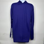 Adidas Women's Primeblue Half Zip Pullover Medium Purple Long Sleeve Top Photo 6