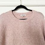 Madewell Gladwell Balloon-Sleeve Wool Alpaca Pullover Sweater Heather Rose Photo 5