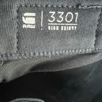 G-Star Raw 3301 High Skinny Dark Blue Denim Jeans Size 31 Photo 4