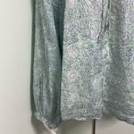 Clara The Label Green Floral Cotton Top XL Photo 2