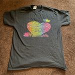 Gildan Wisconsin Dells black colorful heart short sleeve shirt M Photo 1