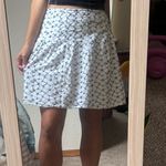 Hillard & Hanson  Black and White A-Line Skirt Photo 8