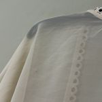 Tantrums women's size medium creme floral pullover cover up kimono 3/4 sleeves Orange Photo 5