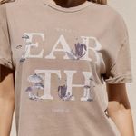 Anthropologie Malai Earth Brown Oversized Tee Photo 0