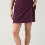 Athleta New XS Salutation Stash 16 1/2 Skort Spiced Cabernet Red X-Small Photo 4