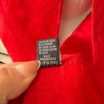 Alpaca Camargo Red Scarf Fringe Peruvian Embroidered Peru Luxury Cozy Warm Photo 2