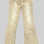 American Bazi  New Shirring detail flare pants Dos Angeles khaki retro Large chic Photo 0