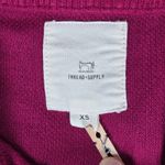 Thread Supply Corduroy Shirt Jacket Women XS Berry Button Front Pockets Purple Photo 4