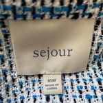 Tweed blazer VERY DRESSY 💙🤍🖤 Blue Size 16W Photo 12