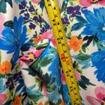 ZARA Colorful Floral High Waisted Trousers Dress Pants Pleated Women size Large Photo 8