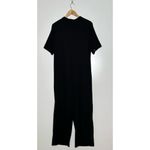 Universal Standard  Black Button Front Wide Leg Jumpsuit Coveralls Size XS 10-12 Photo 7