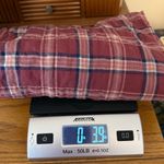 Madewell Plaid Flannel Top Oversized XXS Fall Color Palette Button Front V Neck Photo 8