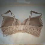 Aerie Floral Lace Demi Bra Cream Adjustable Straps Women's Size 36E/DD Photo 1