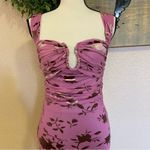 Lulus NWOT Dramatic Confidence Mauve Pink Floral Velvet Burnout Maxi Dress Photo 2