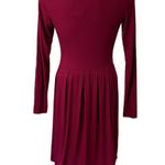 Auselily NWT,  Long Sleeve Pleated Loose Swing Casual Dress with Pockets Photo 2