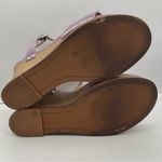 Linea Paolo Ellis suede ankle strap lilac wedge sandals women’s Size 8M Purple Photo 10