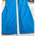 French Connection Whisper Ruth Dress Women's 12 Blue Ruffle Halter Neck NWT Photo 12