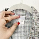 Habitat [] Gray Rainbow Thread Crinkled Lagenlook Button Down Shirt Size Medium M Photo 10