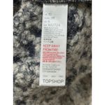 Topshop Abigail Gray Boucle Hooded Wool Blend Coat Size 6 Classic Warm Winter Photo 5