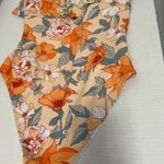 Cutest floral w orange one sleeve bathiingsuit Photo 2