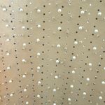 SheIn  Nude Mesh Coverup Mini Dress Pearls Rhinestones Long Sleeves Scoop Neck XL Photo 2