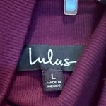 Lulus  Deep Purple Long Sleeve Dress Photo 1