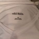 Wild Fable  Cream Fitted Crop T-Shirt Photo 3