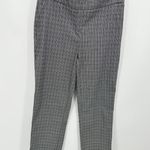 Hilary Radley Pants Women SMALL Black Plaid Printed Pull On Polyester Blend Photo 6