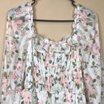 And Now This Women’s Floral Print Smocked Square Neck Long Sleeve A Photo 1