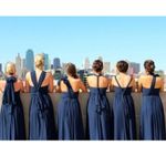 Jenny Yoo Aidan Convertible Chiffon Strapless Gown Bridesmaid Size 10 Photo 2