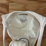 PacSun  Ivory Scrunch High Cut Bikini Bottom Photo 1