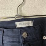 Madewell 9" High-Rise Skinny Denim Jeans Black Stretch Size 29 Photo 8